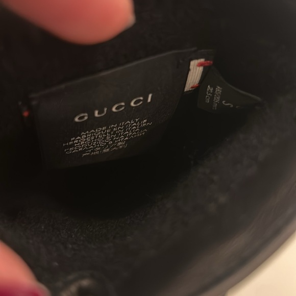 🖤🐍NEW WITH TAGS🐍🖤 Gucci leather black gloves - Picture 7 of 9